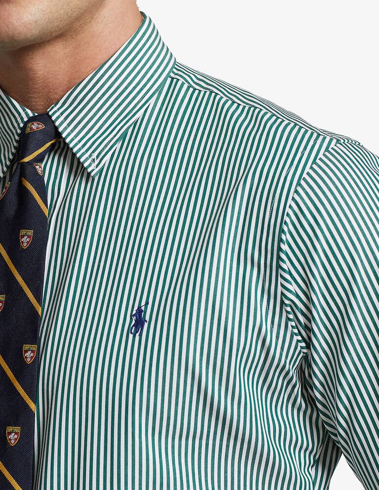 rinascente Polo Ralph Lauren Slim bd popeline striped shirt - Green