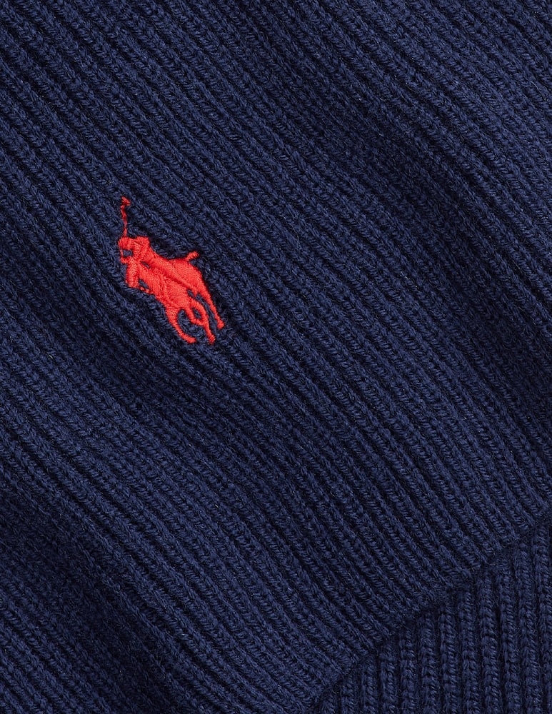 Polo Ralph Lauren Sciarpa a coste con logo - immagine 2 Polo Ralph Lauren Sciarpa a coste con logo - immagine 2