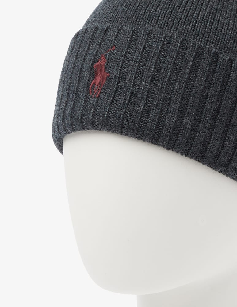 rinascente Polo Ralph Lauren Merino wool beanie - Grey