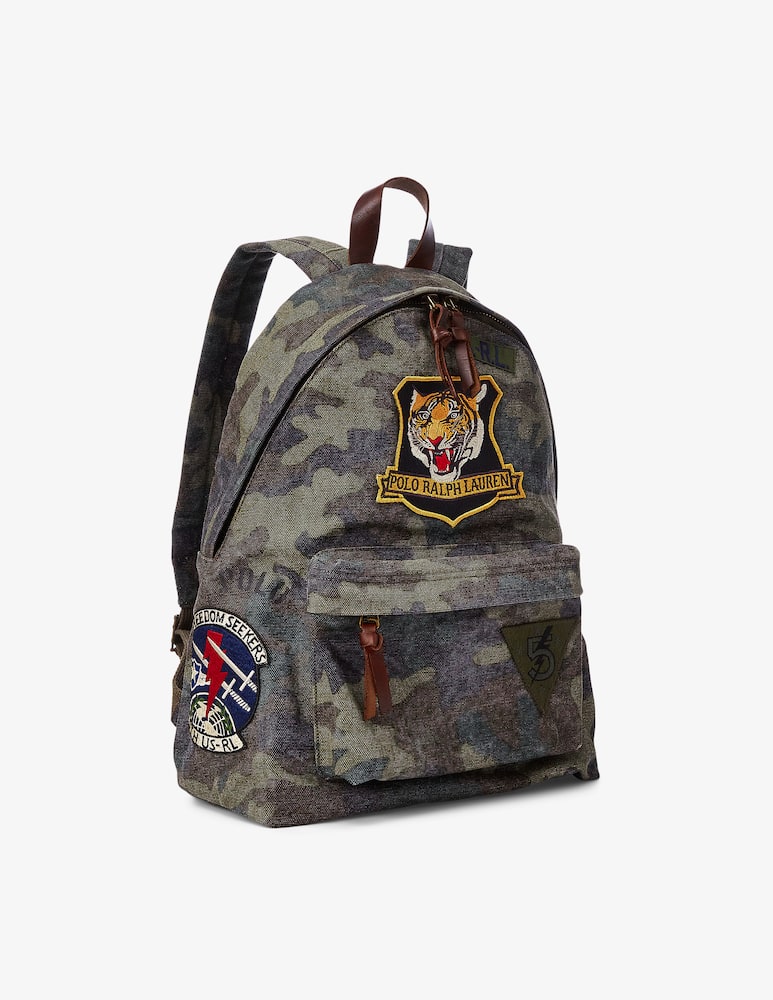 rinascente Polo Ralph Lauren Zaino camu in pelle - Verde