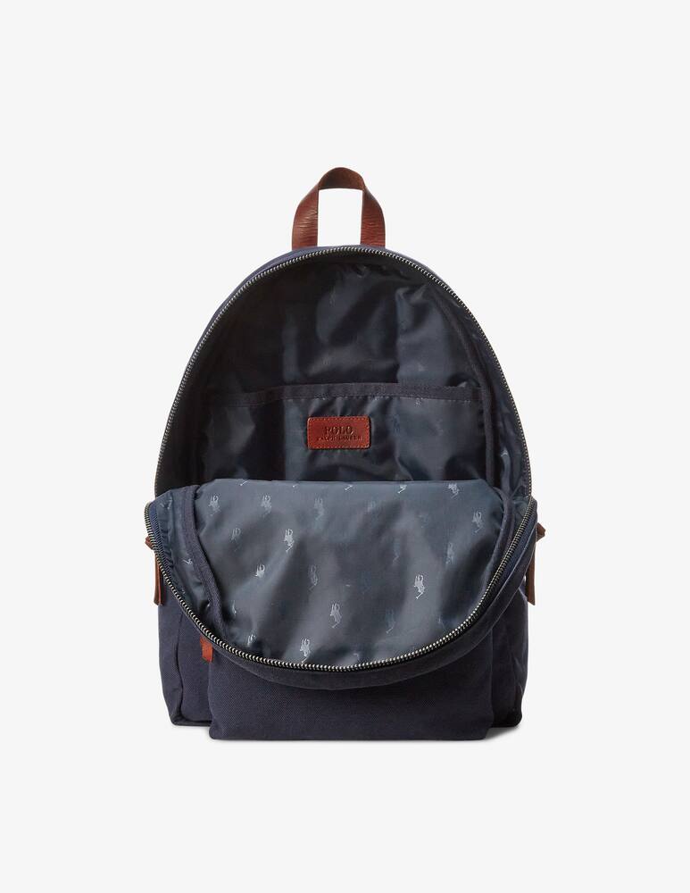 Polo Ralph Lauren Zaino canvas in pele - Blu - immagine 4 Polo Ralph Lauren Zaino canvas in pele - Blu - immagine 4