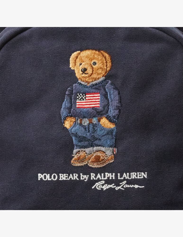 rinascente Polo Ralph Lauren Leather canvas backpack - Blue