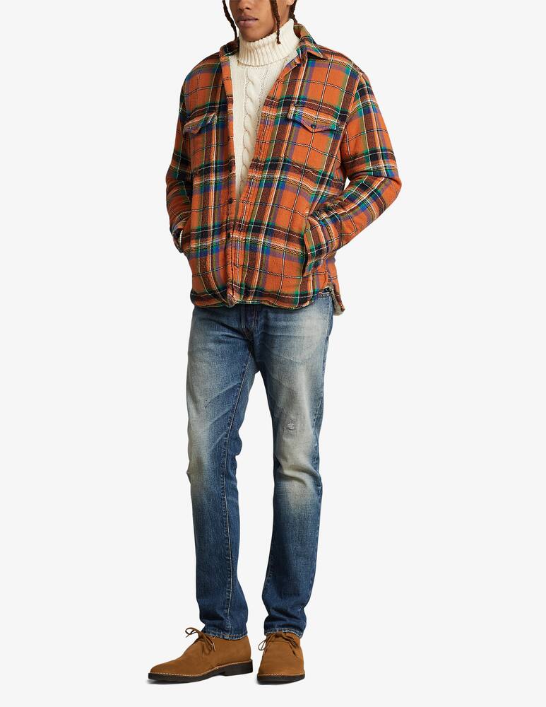 rinascente Polo Ralph Lauren Camicia overshirt a quadri con interno teddy - Multicolor