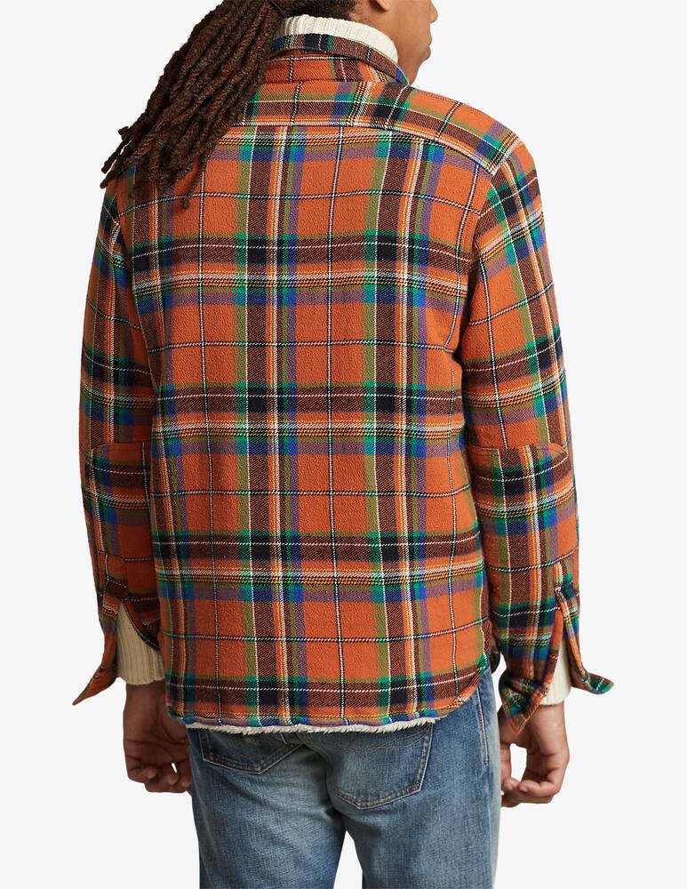 rinascente Polo Ralph Lauren Camicia overshirt a quadri con interno teddy - Multicolor