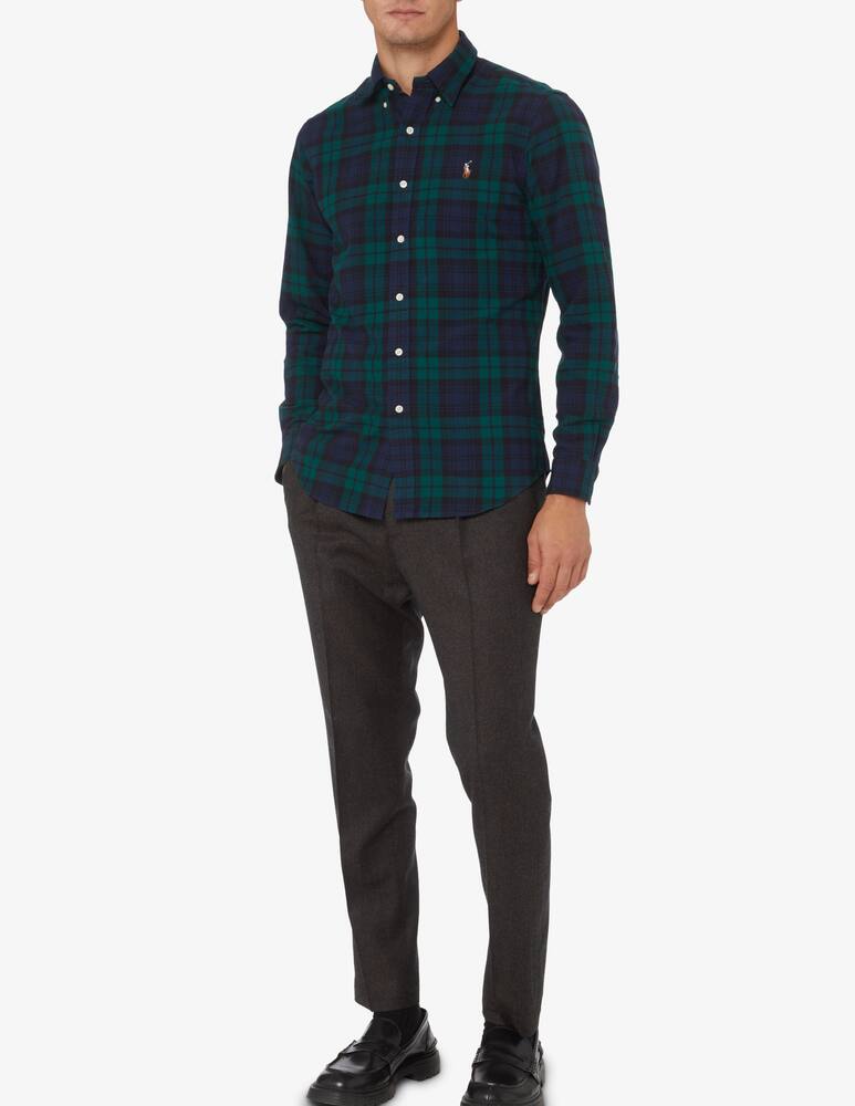 rinascente Polo Ralph Lauren Custom checked oxford shirt - Green