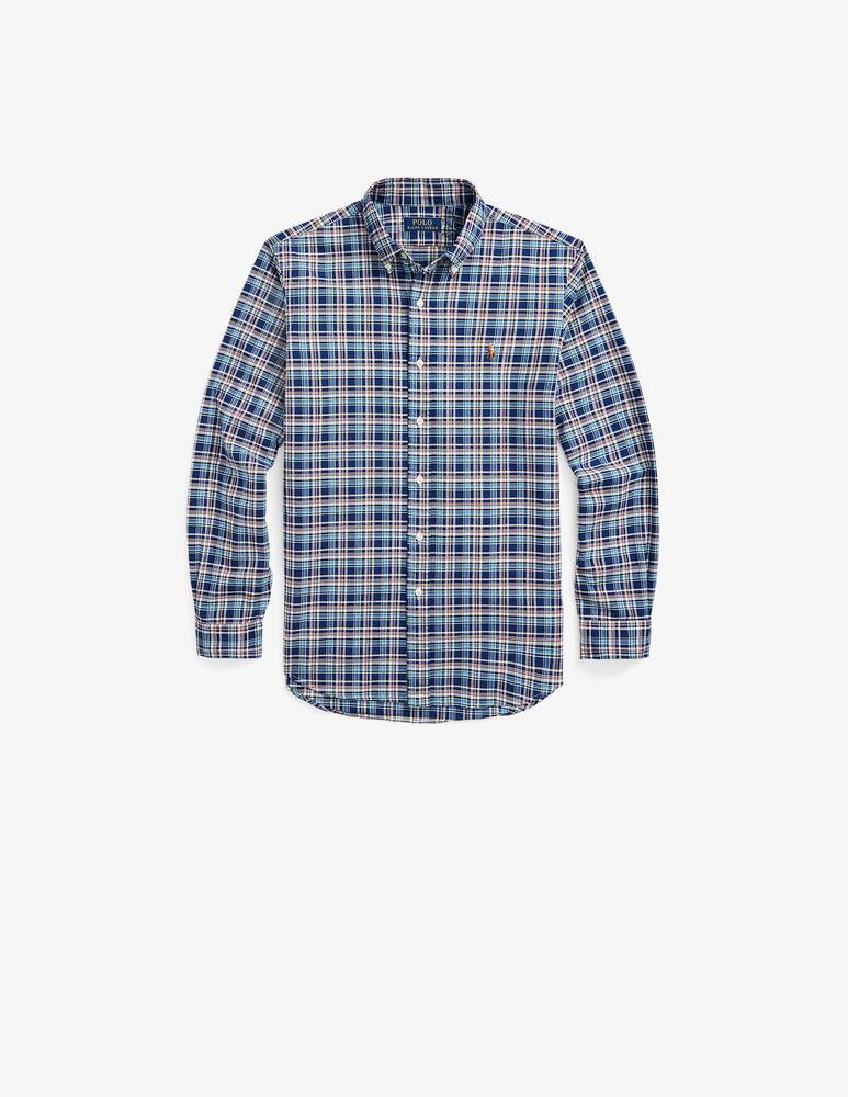 rinascente Polo Ralph Lauren Bd cust oxford checked shirt - Blue