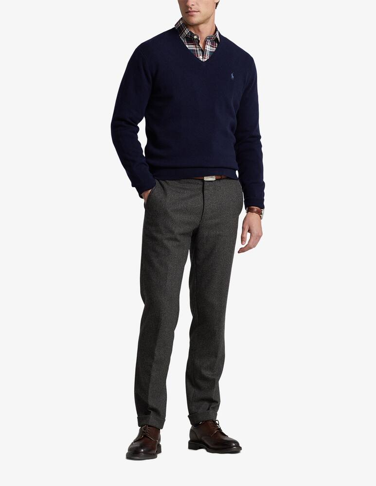 rinascente Polo Ralph Lauren V neck loryelle pony jumper