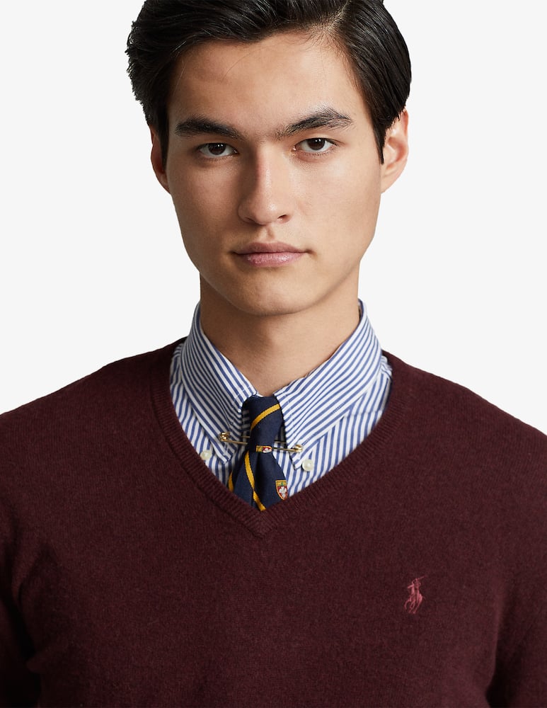 rinascente Polo Ralph Lauren Maglia scollo a v loryelle - Rosso