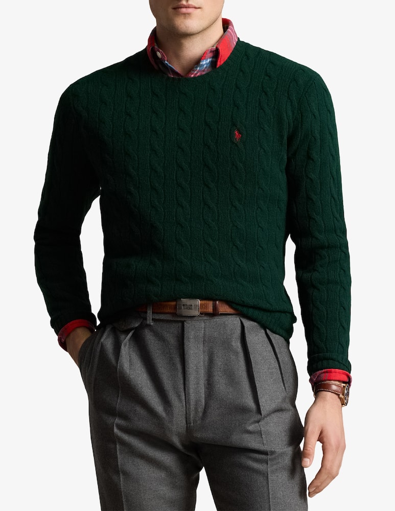 Polo Ralph Lauren Cable knit crew jumper - picture 1 Polo Ralph Lauren Cable knit crew jumper - picture 1