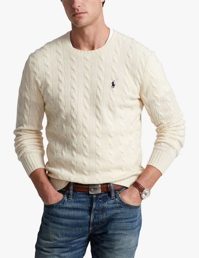 Polo Ralph Lauren Maglia trecce cashmere misto - immagine 1 Polo Ralph Lauren Maglia trecce cashmere misto - immagine 1