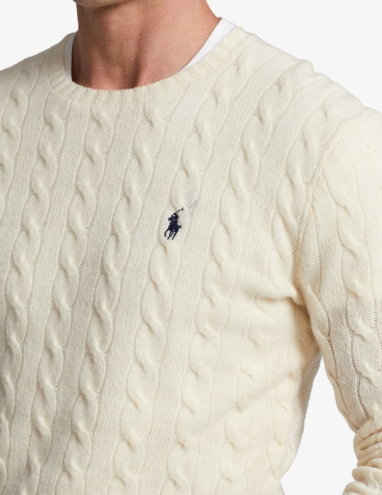 Polo Ralph Lauren Maglia trecce cashmere misto - immagine 4 Polo Ralph Lauren Maglia trecce cashmere misto - immagine 4
