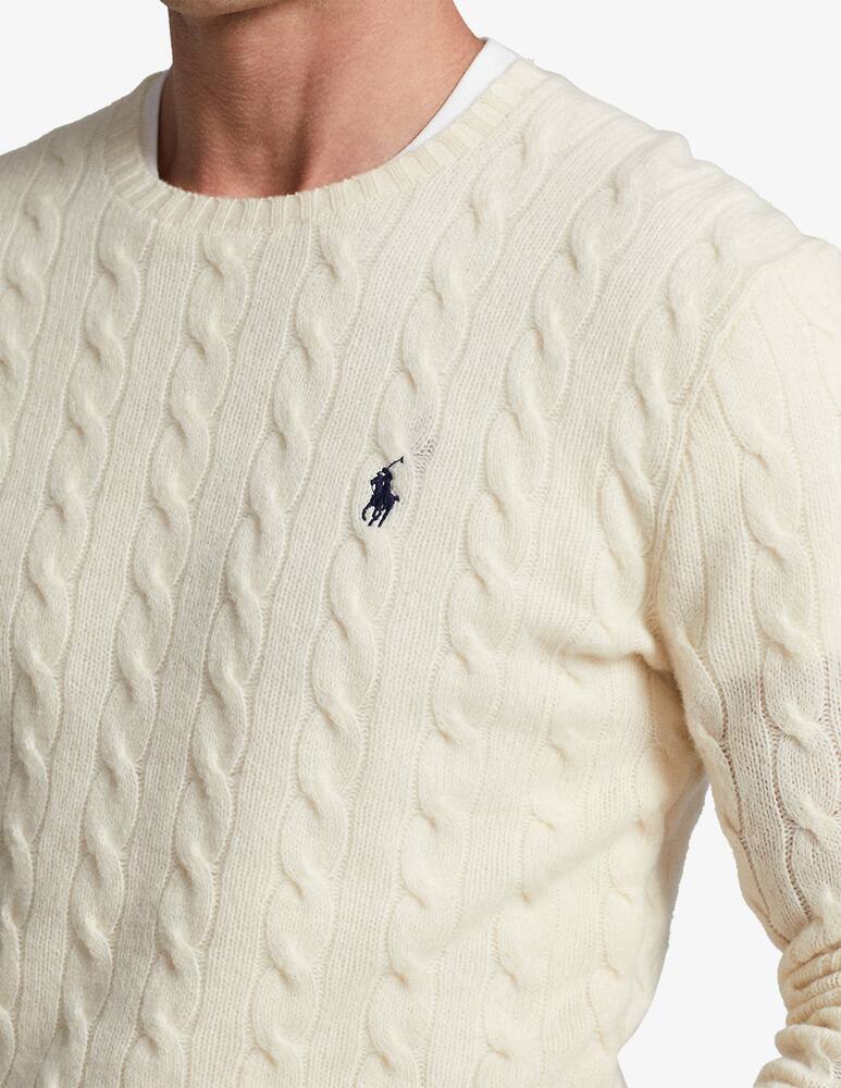 rinascente Polo Ralph Lauren Cable knit crewneck jumper