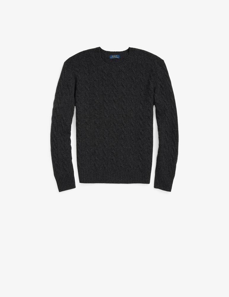 rinascente Polo Ralph Lauren Cable cachemire roundneck sweater - Grey