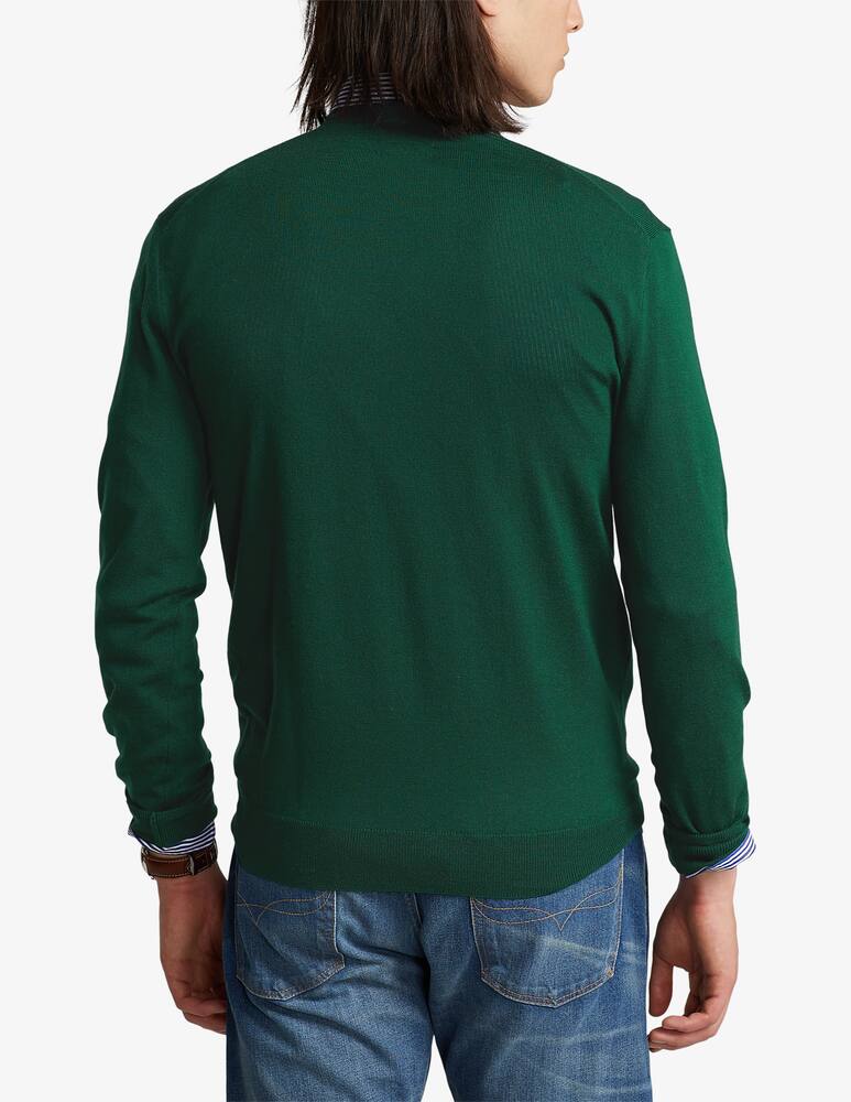 rinascente Polo Ralph Lauren Merino v neckline sweater - Green