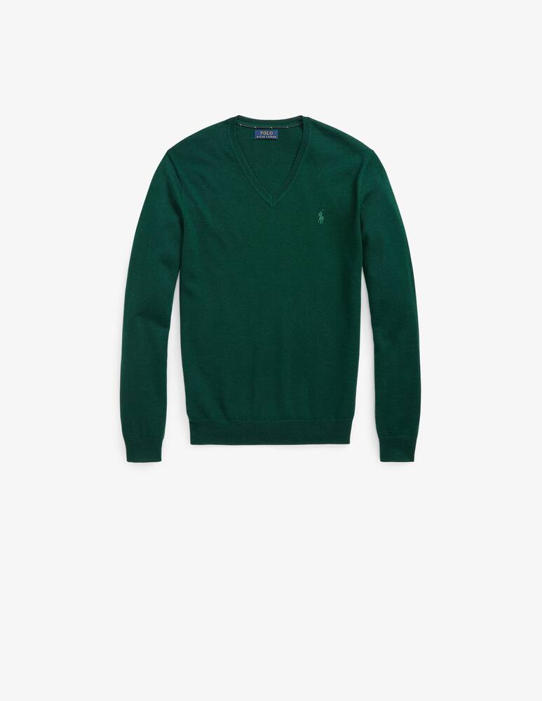 rinascente Polo Ralph Lauren Merino v neckline sweater - Green