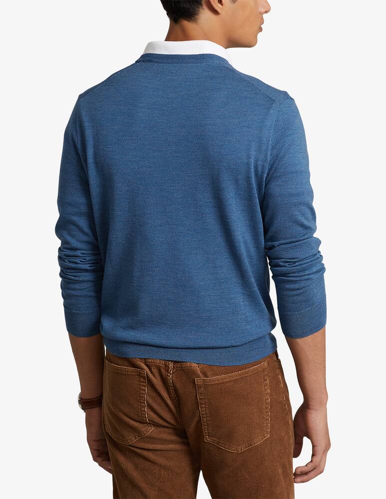 rinascente Polo Ralph Lauren Maglia scollo a v merino - Blu