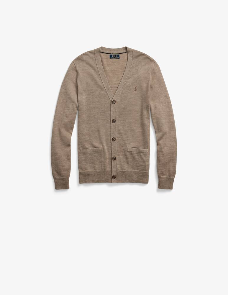 rinascente Polo Ralph Lauren Cardigan manica lunga merino - Marrone