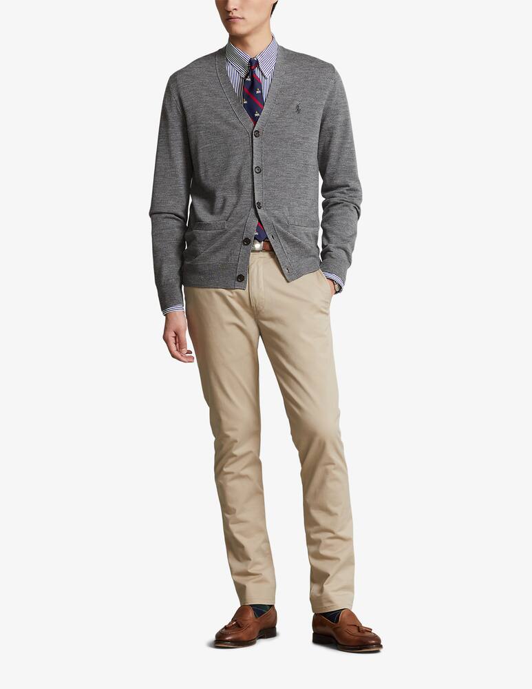 rinascente Polo Ralph Lauren Cardigan manica lunga merino - Grigio