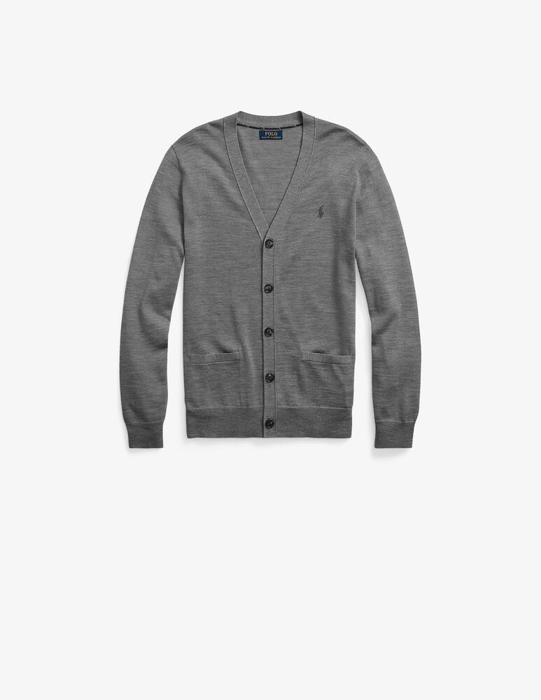rinascente Polo Ralph Lauren Cardigan manica lunga merino - Grigio