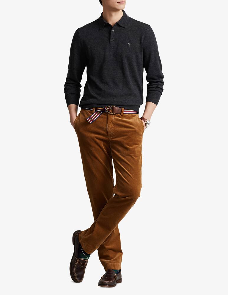 rinascente Polo Ralph Lauren Merino long sleeve polo shirt