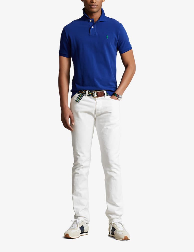 rinascente Polo Ralph Lauren Basic mesh slim short sleeve polo - Blue