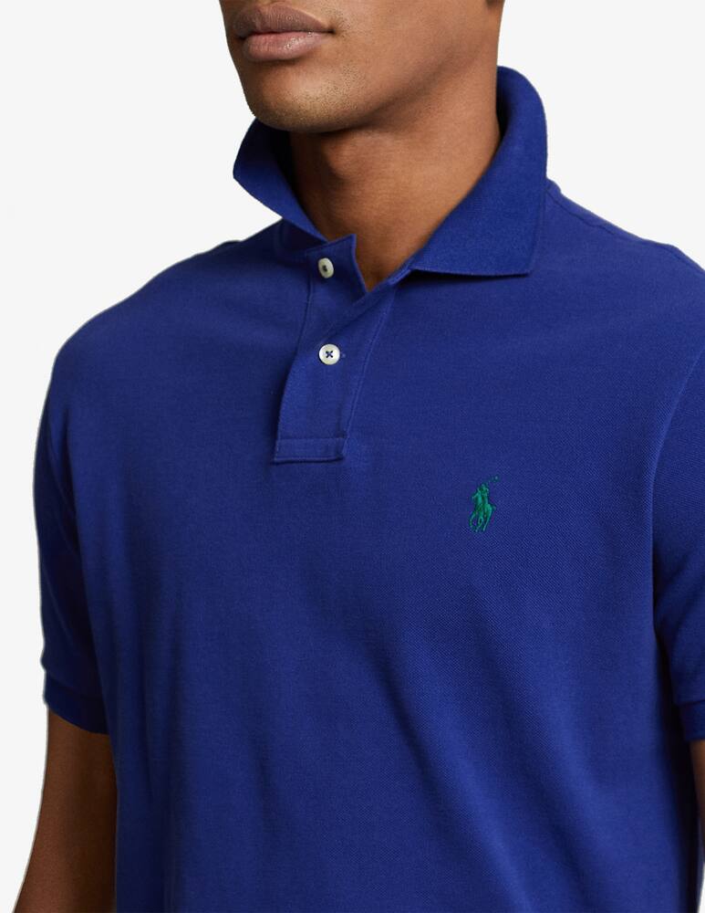 rinascente Polo Ralph Lauren Basic mesh slim short sleeve polo - Blue