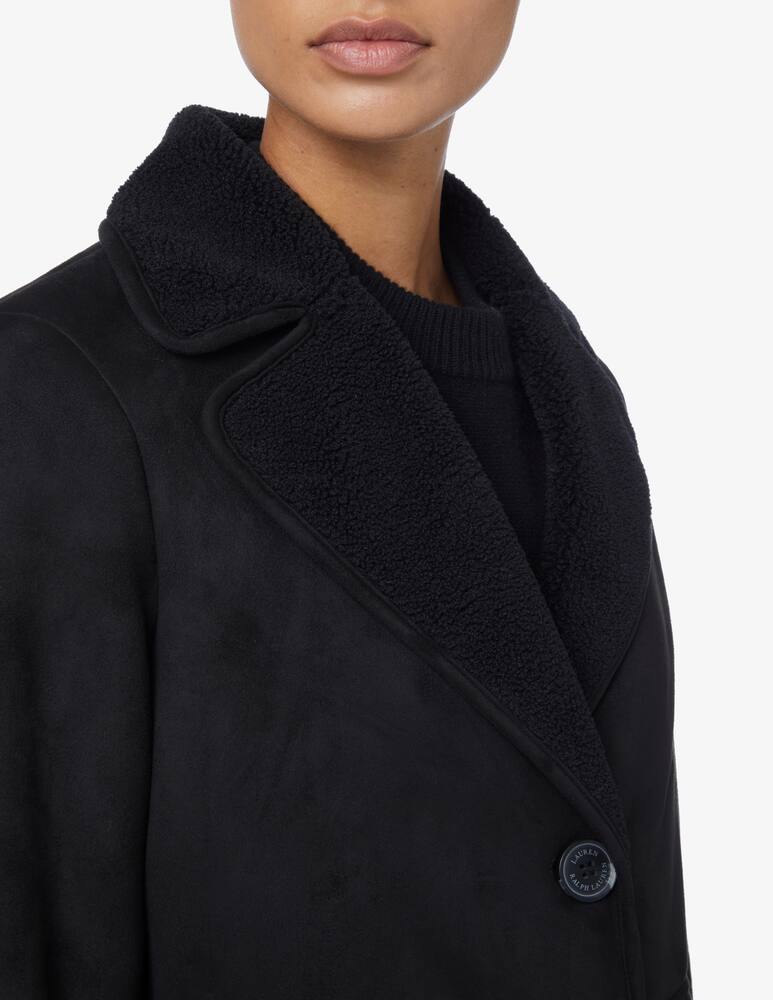 Lauren Ralph Lauren Shearling lined coat - Black - picture 4