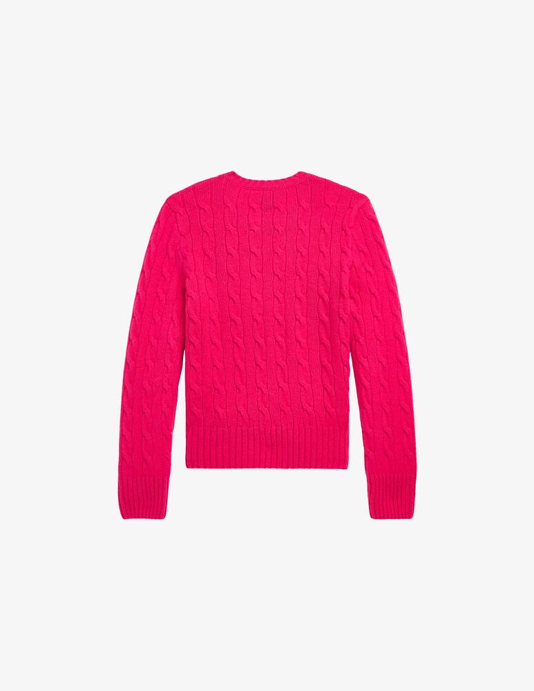 rinascente Polo Ralph Lauren Maglione a trecce in lana e cashmere - Rosa