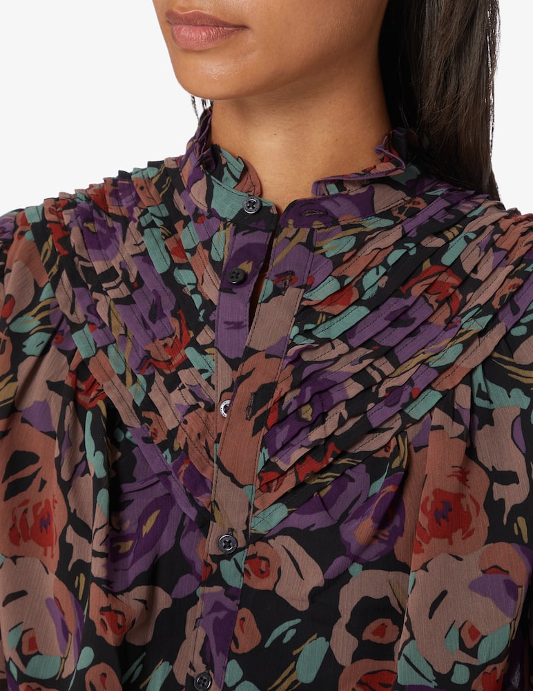 rinascente Lauren Ralph Lauren Dialata long sleeve day dress - Brown