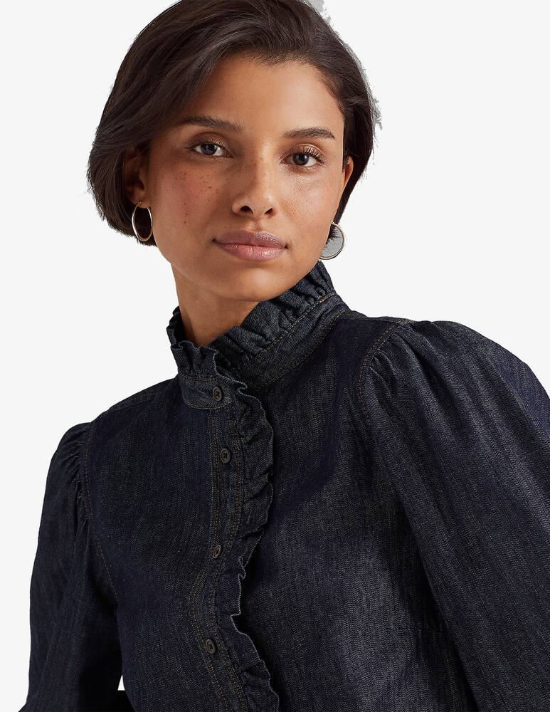 rinascente Lauren Ralph Lauren Camicia di jeans con bottoni Kishtar - Blu