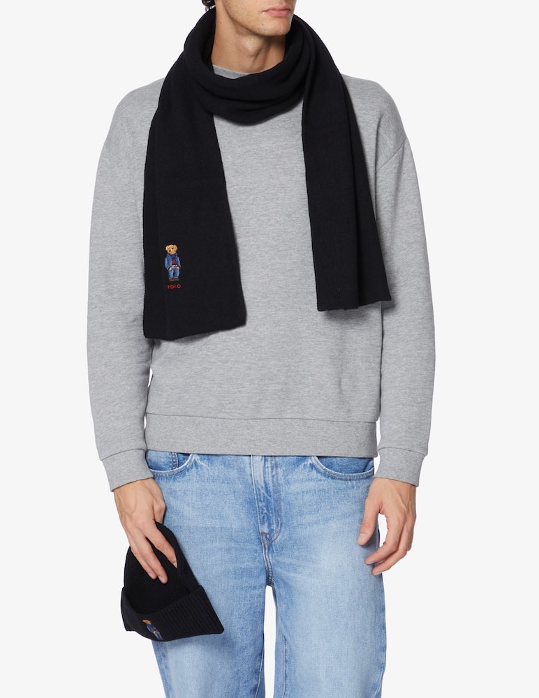 rinascente Polo Ralph Lauren Box regalo sciarpa e cappello beanie - Nero