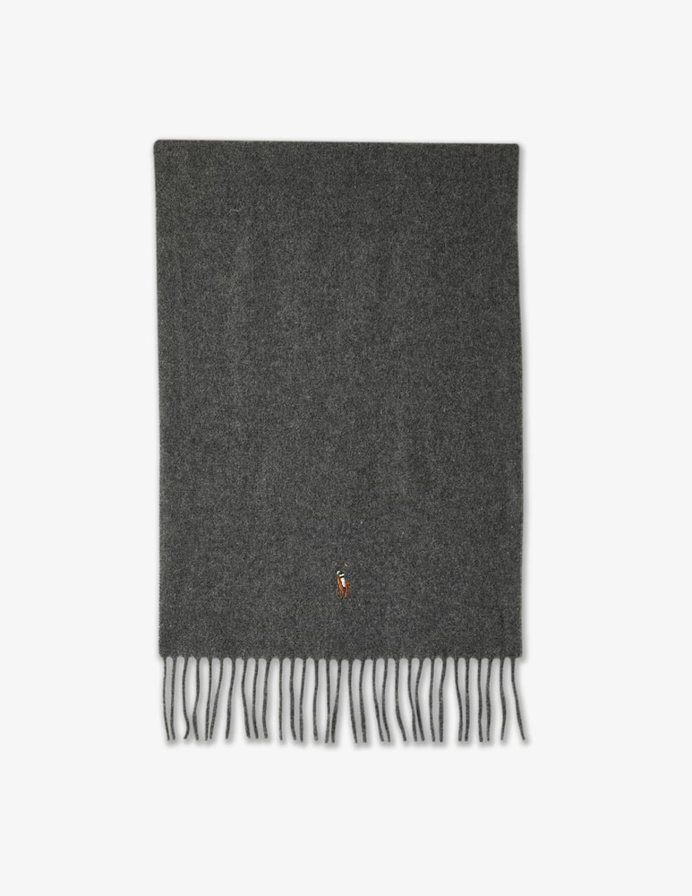rinascente Polo Ralph Lauren Sig wool scf-scarf-oblong - Grigio