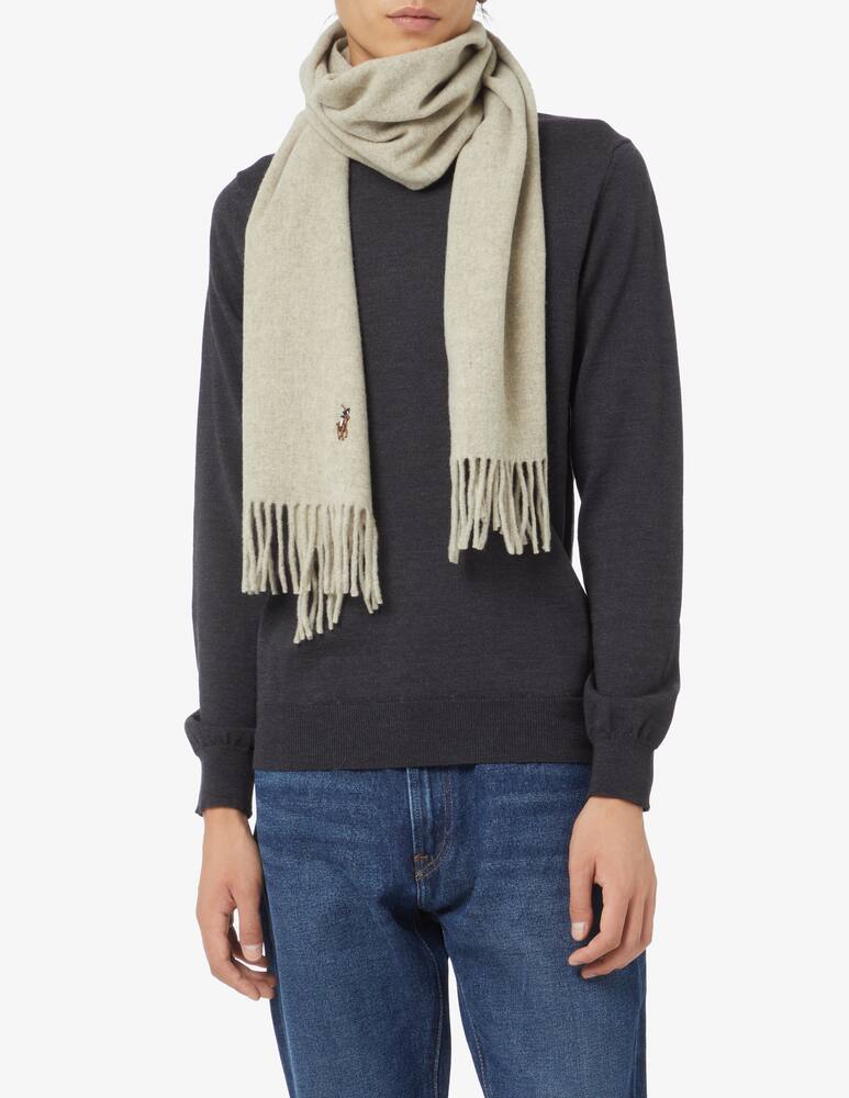 rinascente Polo Ralph Lauren Sig wool scf-scarf-oblong - Beige