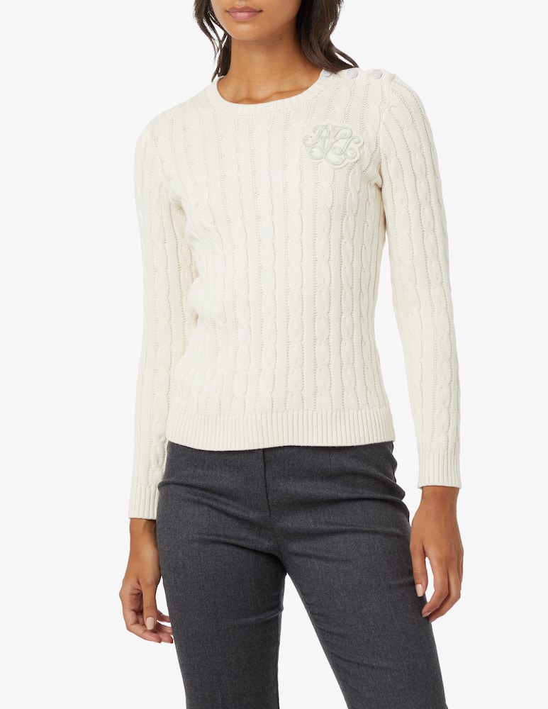 Lauren Ralph Lauren Maglione a manica lunga Montiva - Bianco - immagine 1 Lauren Ralph Lauren Maglione a manica lunga Montiva - Bianco - immagine 1
