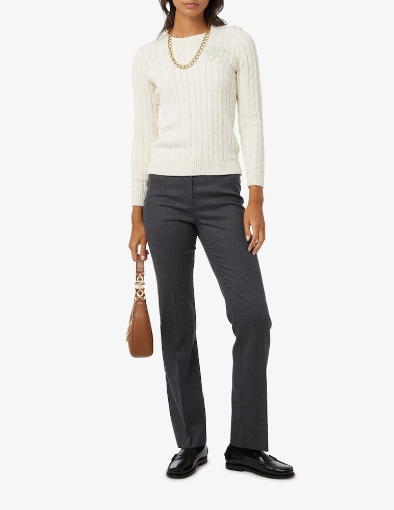 Lauren Ralph Lauren Maglione a manica lunga Montiva - Bianco - immagine 2 Lauren Ralph Lauren Maglione a manica lunga Montiva - Bianco - immagine 2