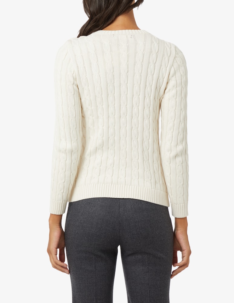 Lauren Ralph Lauren Maglione a manica lunga Montiva - Bianco - immagine 3 Lauren Ralph Lauren Maglione a manica lunga Montiva - Bianco - immagine 3
