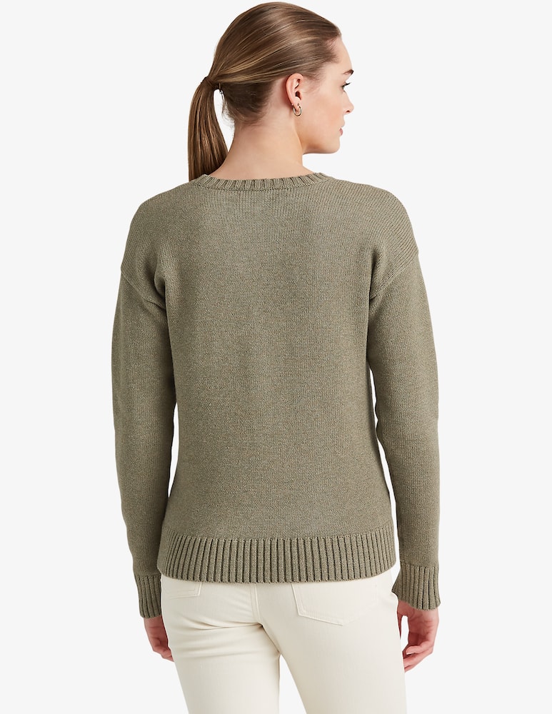 rinascente Lauren Ralph Lauren Aydin intarsia knit cotton jumper - Beige