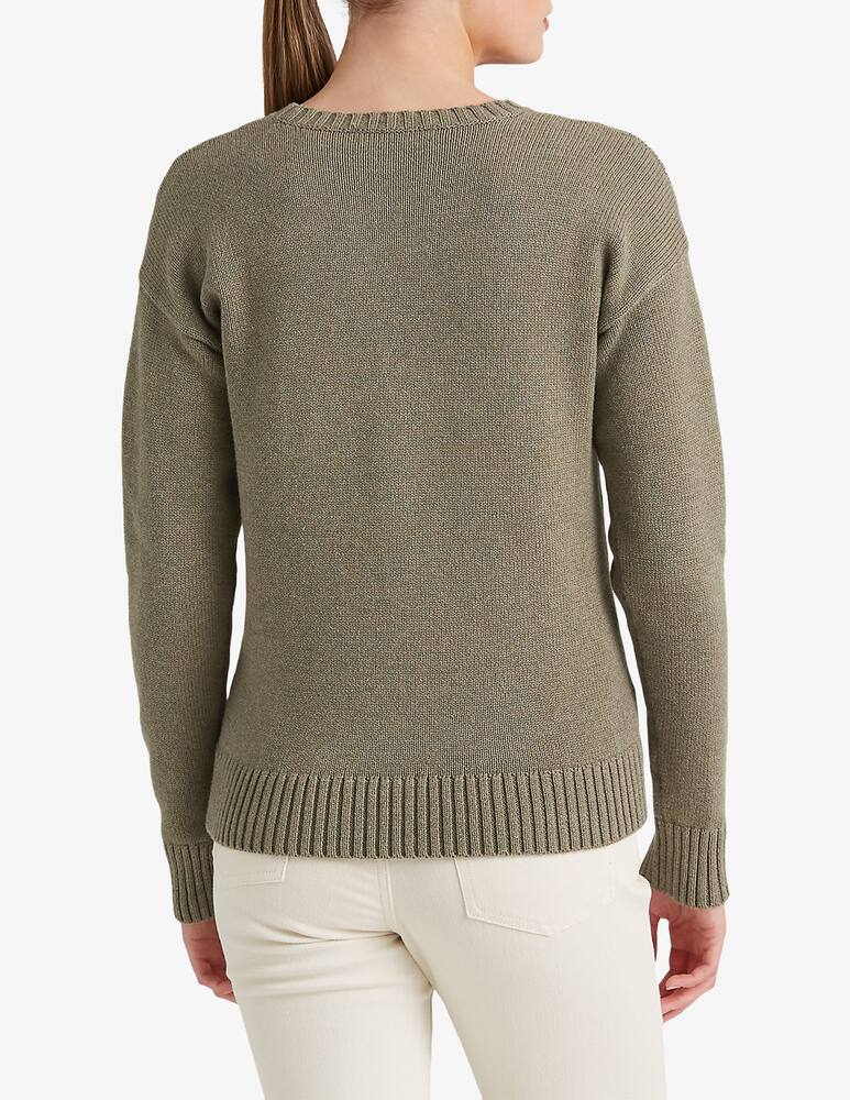 rinascente Lauren Ralph Lauren Aydin intarsia knit cotton jumper - Beige