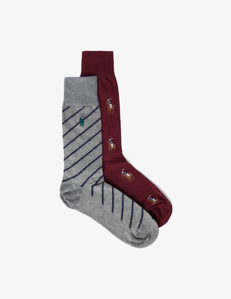 rinascente Polo Ralph Lauren Aopp e strp-crew sock-2 pack - Red