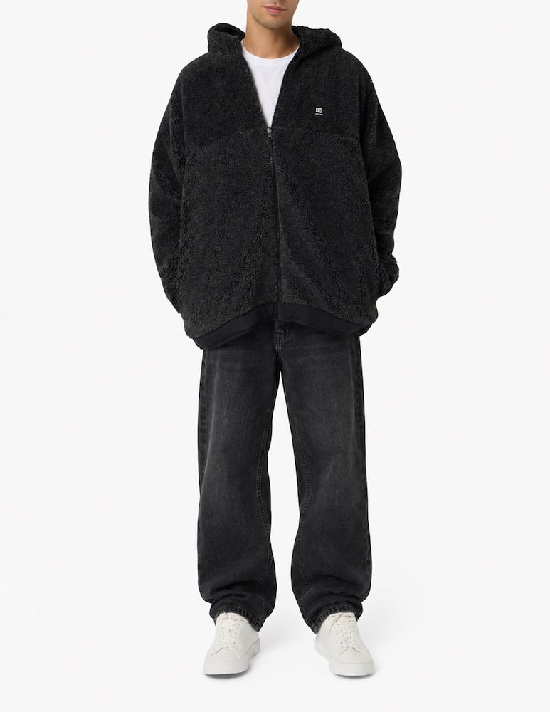 DC Shoes Giacca sherpa reversibile con cappuccio - immagine 2 DC Shoes Giacca sherpa reversibile con cappuccio - immagine 2