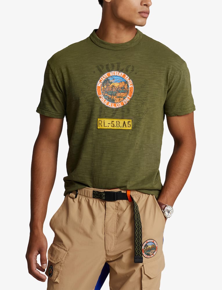 rinascente Polo Ralph Lauren Maglietta expedition con stampa 