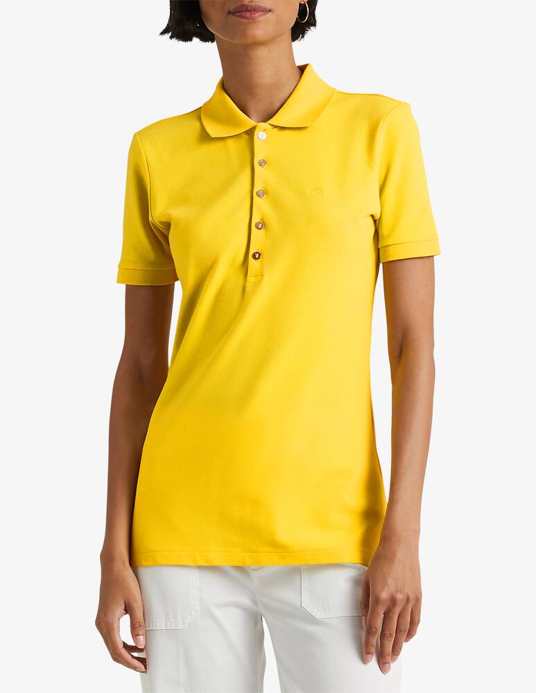 Lauren Ralph Lauren Kiewick knitted cotton polo - picture 1 Lauren Ralph Lauren Kiewick knitted cotton polo - picture 1