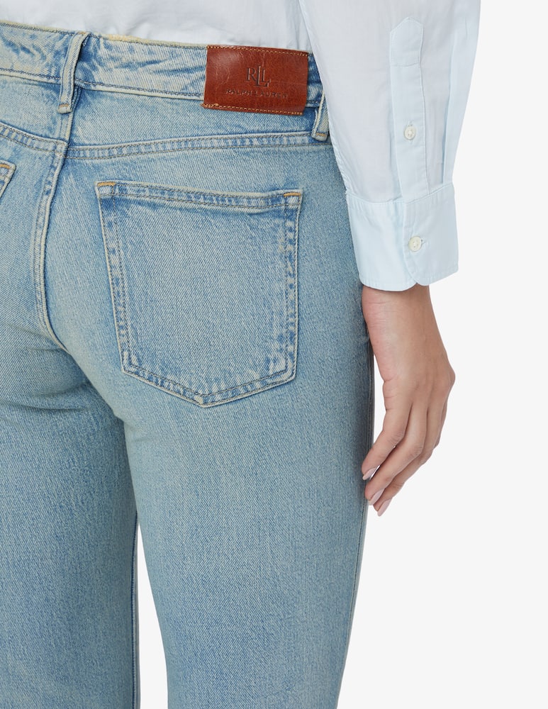 rinascente Lauren Ralph Lauren Jeans a vita media gamba dritta 