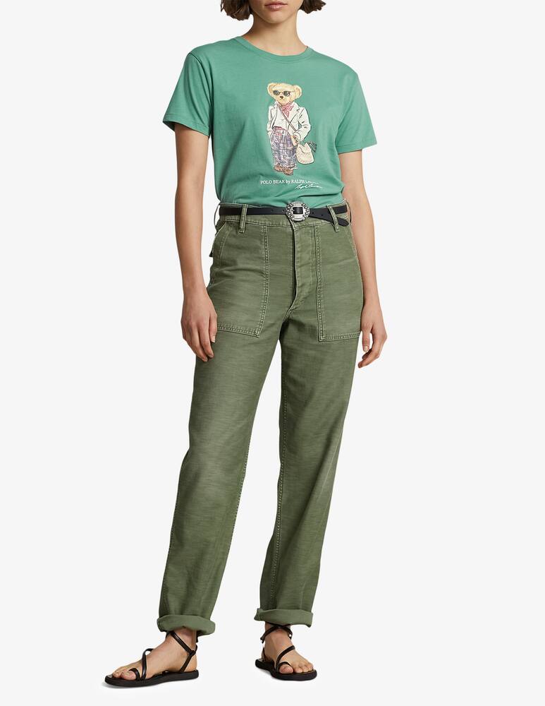 rinascente Polo Ralph Lauren T-shirt a manica corta Madras - Verde