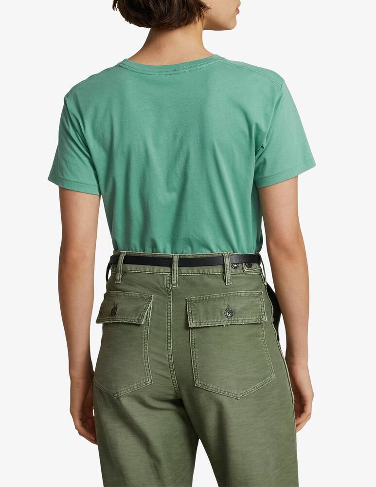 rinascente Polo Ralph Lauren T-shirt a manica corta Madras - Verde