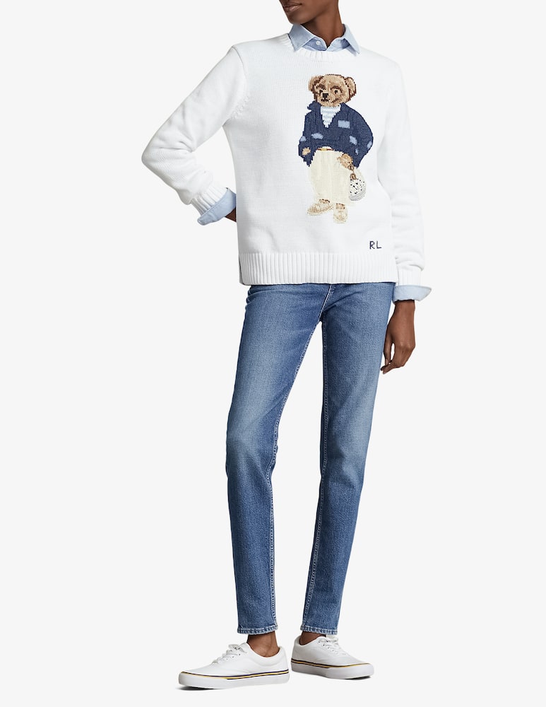 rinascente Polo Ralph Lauren Bear long sleeve pullover