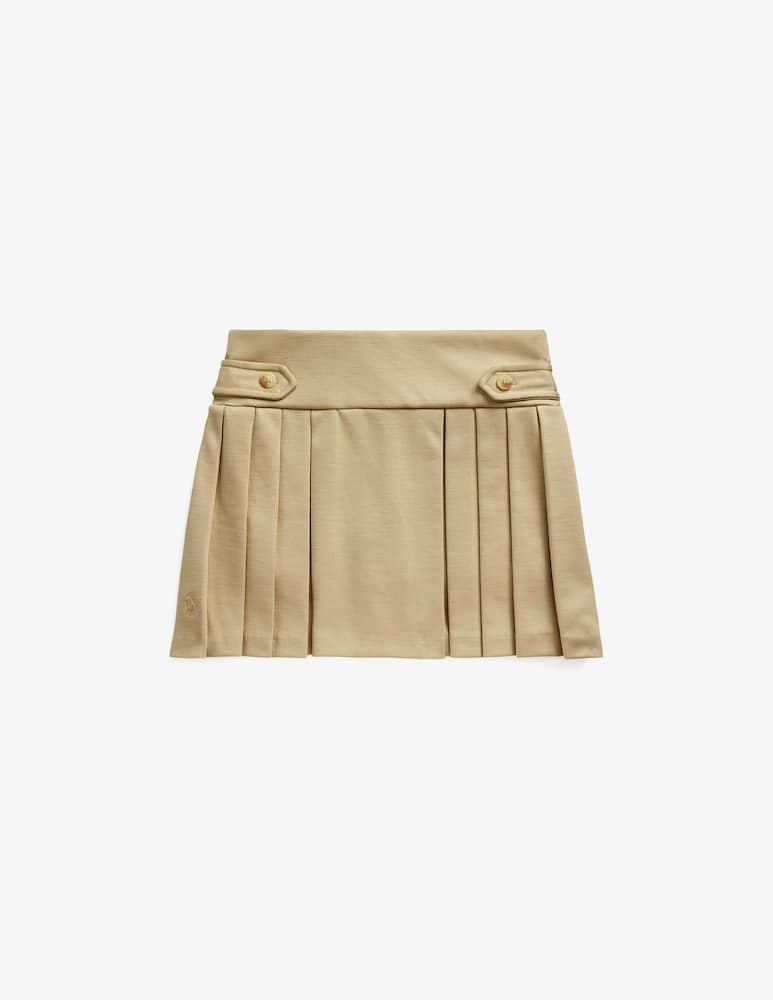 rinascente Polo Ralph Lauren Ponte roma pleated skirt