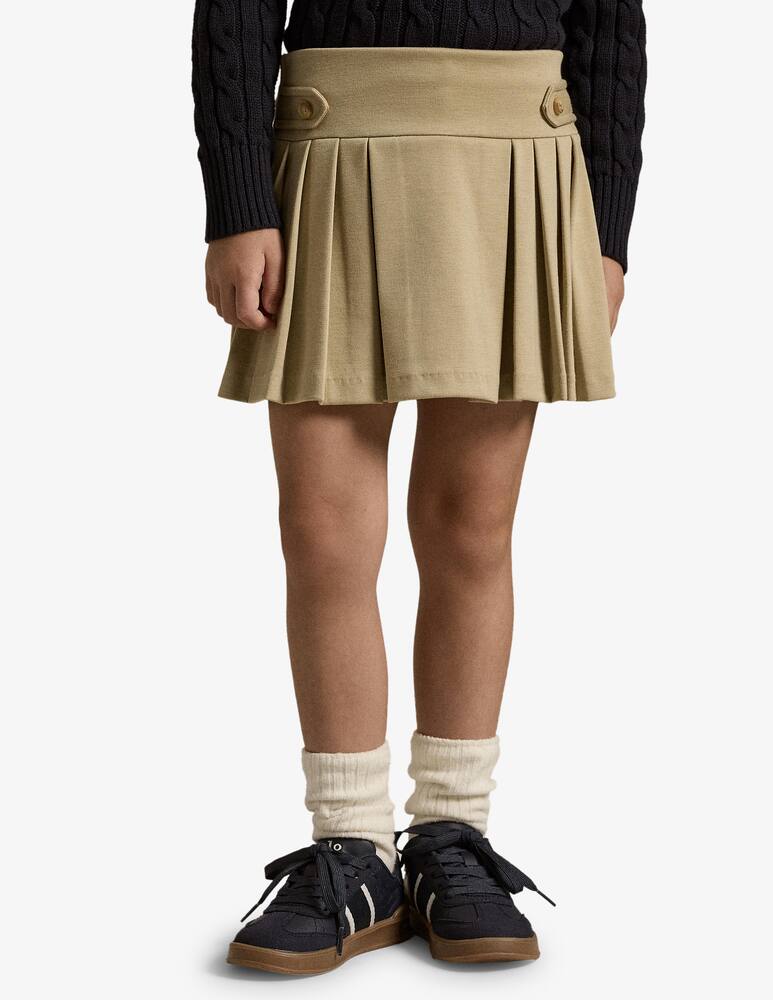 rinascente Polo Ralph Lauren Ponte roma pleated skirt