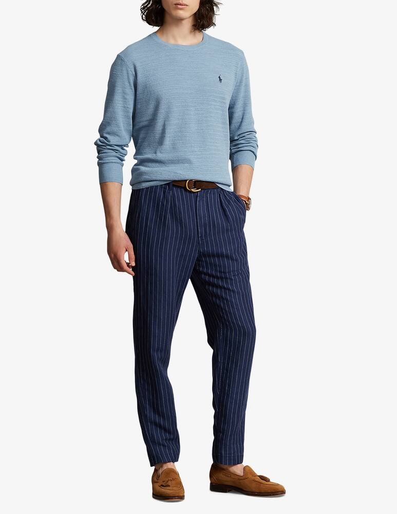 rinascente Polo Ralph Lauren Cotton and linen crewneck jumper 