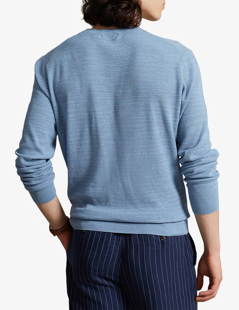 rinascente Polo Ralph Lauren Cotton and linen crewneck jumper 